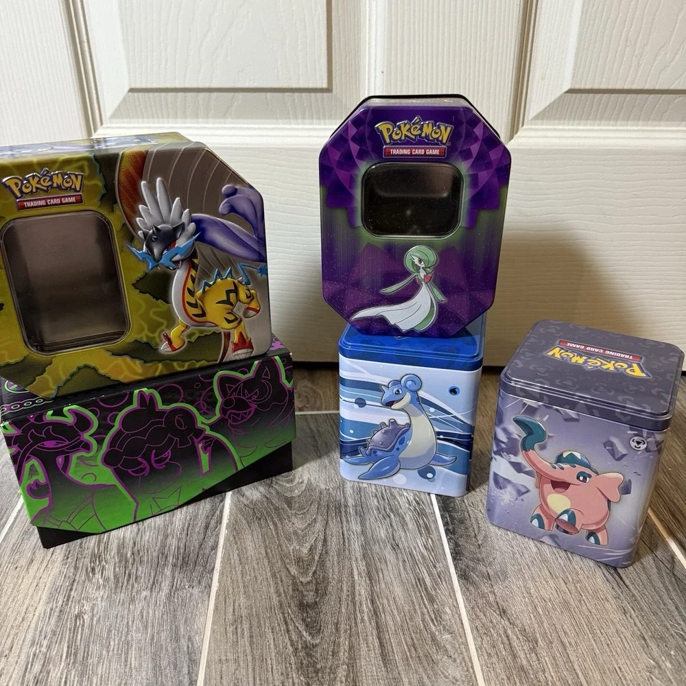 Pokémon Empty Tins‎ Lot And Shrouded Fable Box Empty